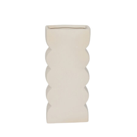 VEI ΒΑΖΟ 14.5x7x30.5 ΚΕΡΑΜΙΚΟ ΛΕΥΚΟ