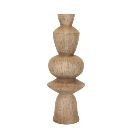 AEON ΒΑΖΟ 25.5x25.5x71 ΓΚΡΙ ΑΝΤΙΚΕ ΑΝΟΙΧΤΟ