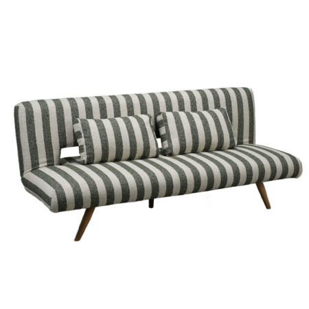 LA SPEZIA ΚΑΝΑΠΕΣ ΚΡΕΒΑΤΙ 3ΘΕΣΙΟΣ OFF WHITE ΛΑΔΙ 188x81x88cm