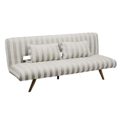 LA SPEZIA ΚΑΝΑΠΕΣ ΚΡΕΒΑΤΙ 3ΘΕΣΙΟΣ OFF WHITE BEIGE 188x81x88cm