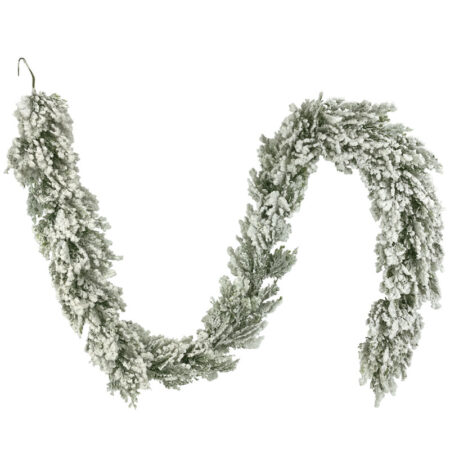 ΧΡΙΣΤΟΥΓΕΝΝΙΑΤΙΚΗ ΓΙΡΛΑΝΤΑ ΕΛΑΤΟ ΧΙΟΝΙΣΜΕΝΗ - 12x9x180cm 2/12ΚΙΒ