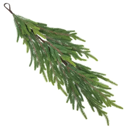ΧΡΙΣΤΟΥΓΕΝΝΙΑΤΙΚΟ ΚΛΑΔΙ ΕΛΑΤΟ ΠΡΑΣΙΝΟ ΚΡΕΜΑΣΤΟ - 18x5x65cm 24/240ΚΙΒ
