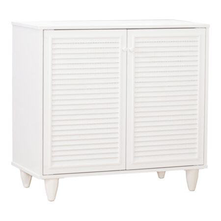 Παπουτσοθήκη-ντουλάπι Ronan σε λευκή απόχρωση 70.5x35x66εκ