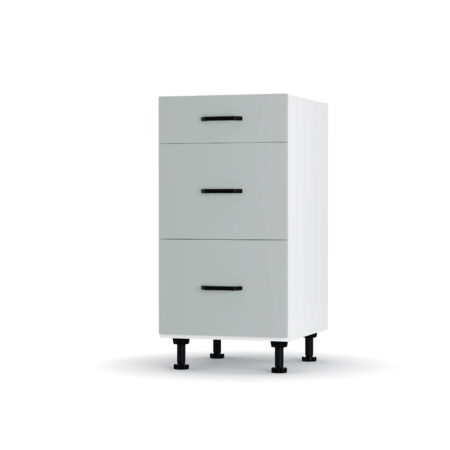 Modest Κάτω Ντουλάπι Συρταριέρα Γκρι 40x48x82 εκ