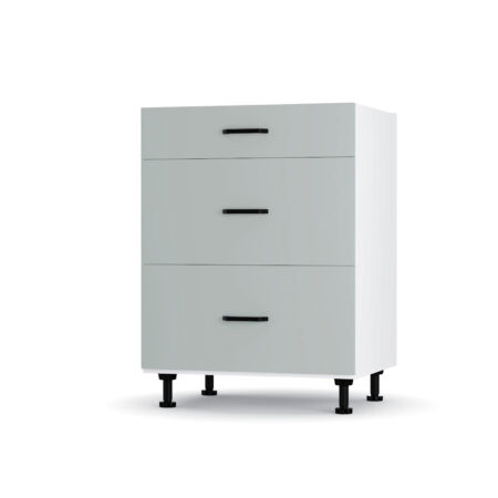 Modest Κάτω Ντουλάπι Συρταριέρα Γκρι  60x48x82εκ