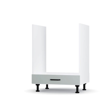 Modest Κάτω Ντουλάπι Φούρνου Γκρι 60x48x82cm