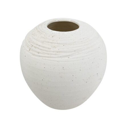 Artekko Antique Λευκό Κεραμικό Βάζο (23.2x23.2x22.2)cm