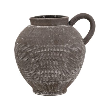 Artekko Antique Κεραμικό Βάζο σε Μαύρη Πατίνα (20.3x17.2x19.2)cm