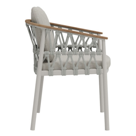 ΠΟΛΥΘΡΟΝΑ ΑΛΟΥΜΙΝΙΟΥ STREAM HM6427.02 ΚΡΕΜ ΜΕ ΜΠΕΖ ΣΧΟΙΝΙ & OLEFIN 59x63x85Υεκ.