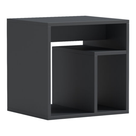 Βοηθητικό τραπέζι Doublo  ανθρακί 40x35x40εκ