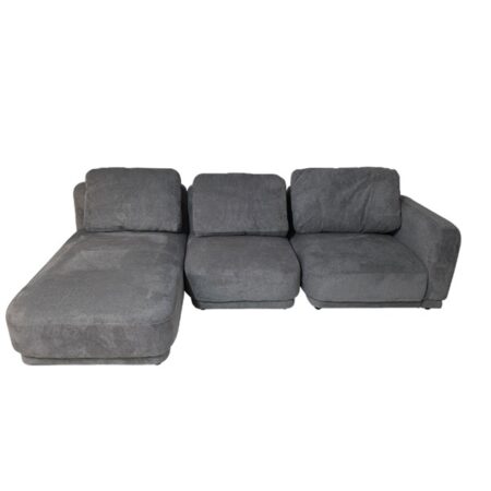 Artekko Cloud Γκρι Υφασμάτινος Πολυμορφικός Γωνιακός Καναπές με 3 Ανεξάρτητα Κομμάτια (98x95x68)cm (80x93x68)cm (92x157x68)cm 3pcs