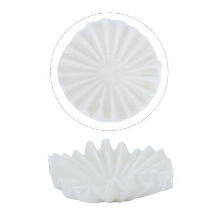 Artekko Coral Λευκό Διακοσμητικό Μπολ Ρητίνης (25x24.5x10)cm