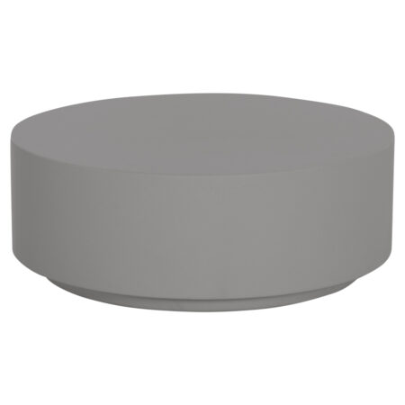 ΤΡΑΠΕΖΙ ΜΕΣΗΣ ΣΤΡΟΓΓΥΛΟ KYOKO HM6579.01 ΓΚΡΙ FIBER CEMENT Φ90x34Υεκ.